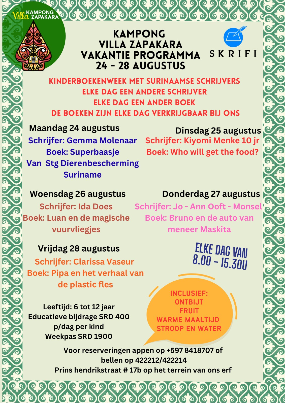 Vakantie prog. 2026 - week 1